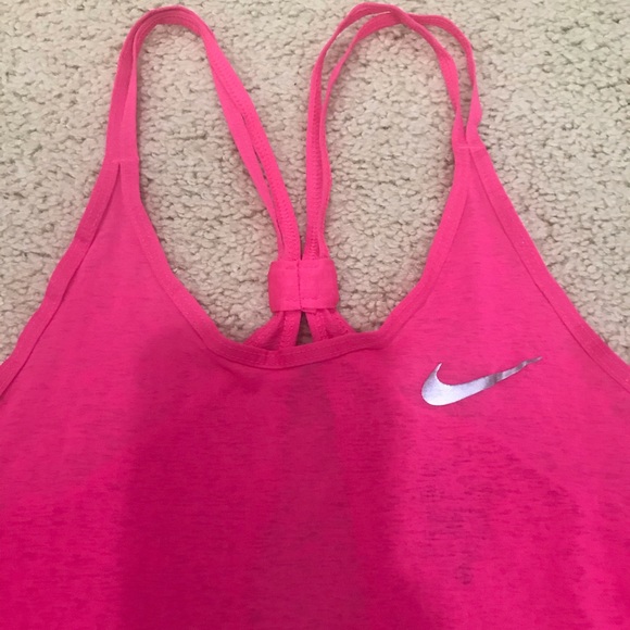 Pink women’s Nike activewear tank top - Picture 2 of 4